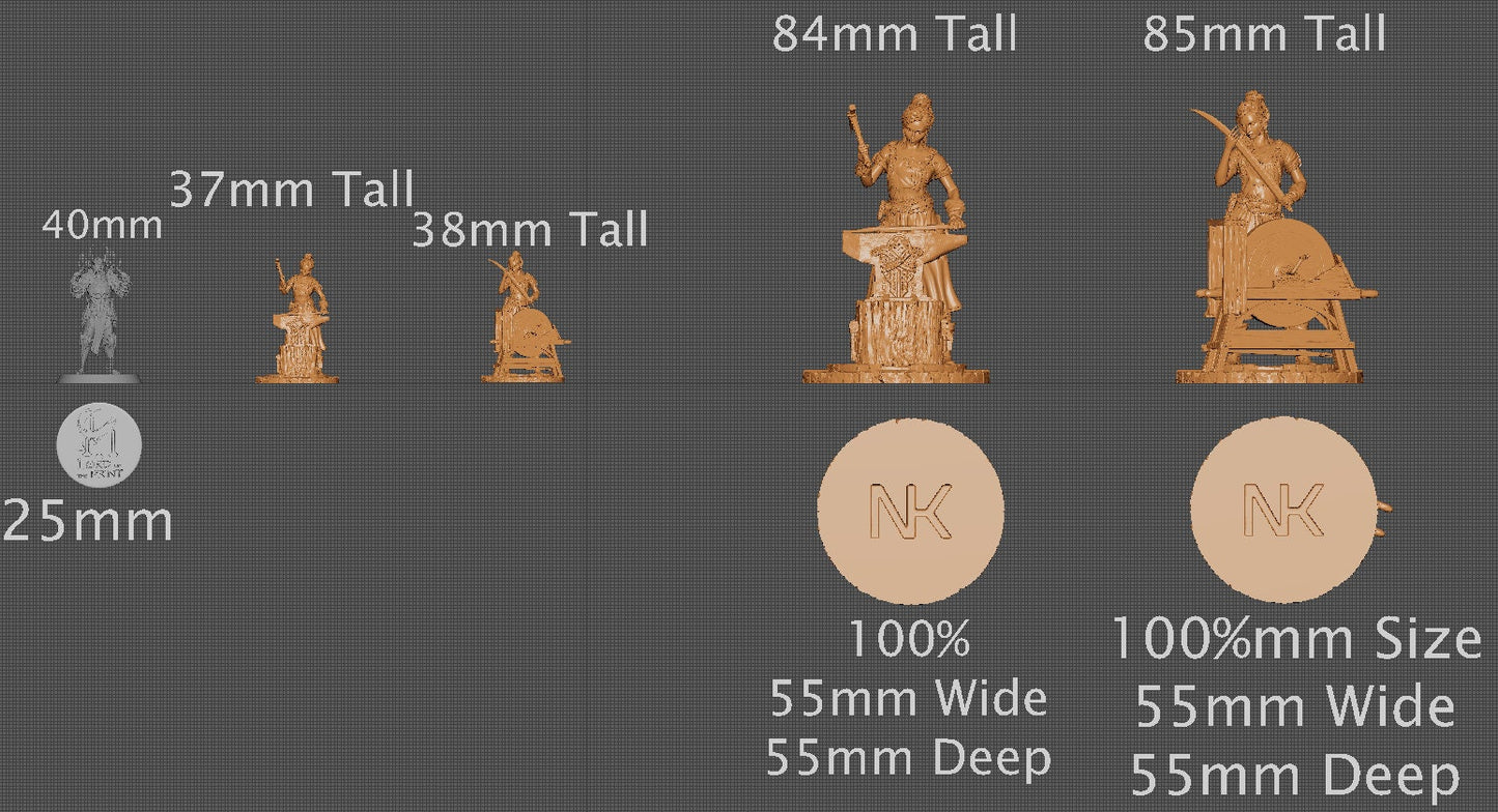 Lara, Powerful NPC, Ernest Nemirovsky | Dungeons and Dragons | Pathfinder | Table Top RPG | 3D Printed Model