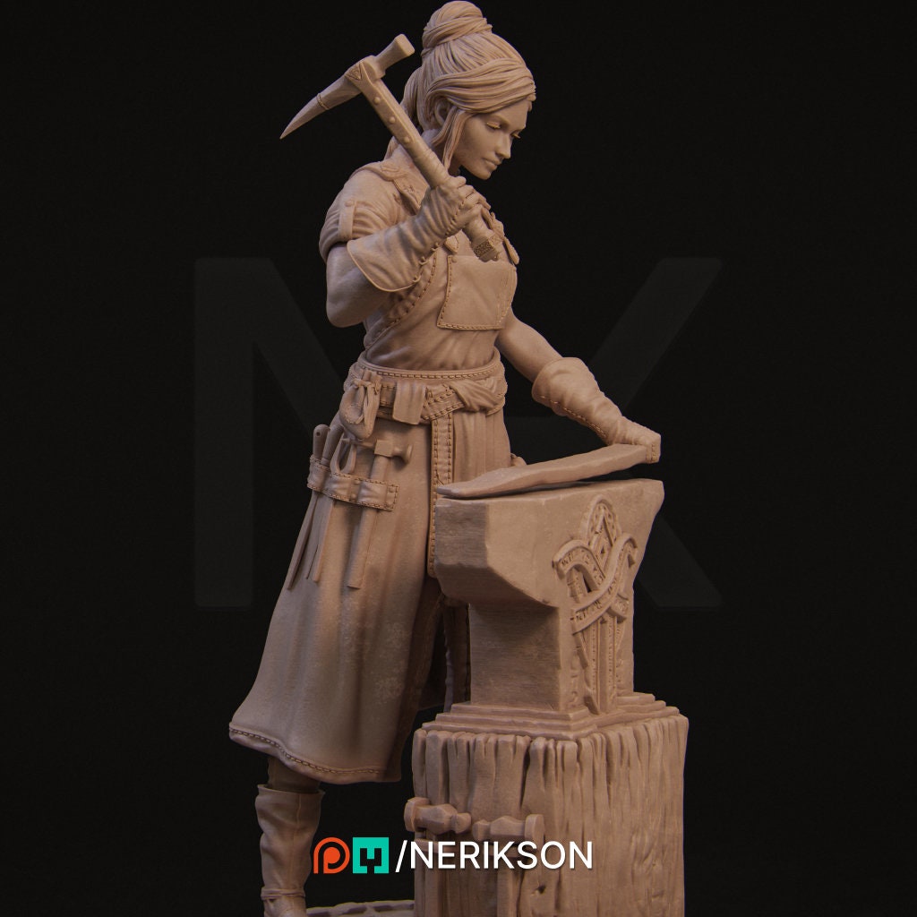 Lara, Powerful NPC, Ernest Nemirovsky | Dungeons and Dragons | Pathfinder | Table Top RPG | 3D Printed Model