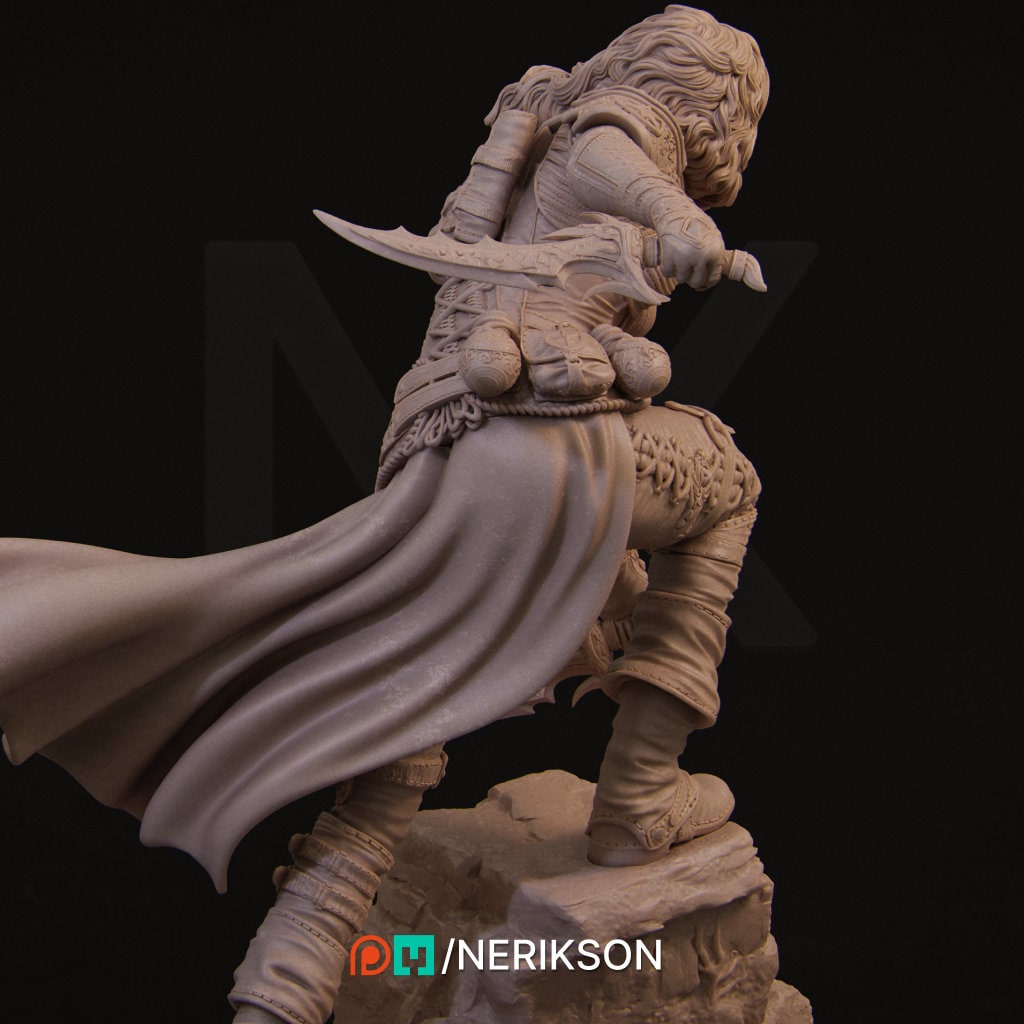 Enika, Powerful NPC, Ernest Nemirovsky | Dungeons and Dragons | Pathfinder | Table Top RPG | 3D Printed Model