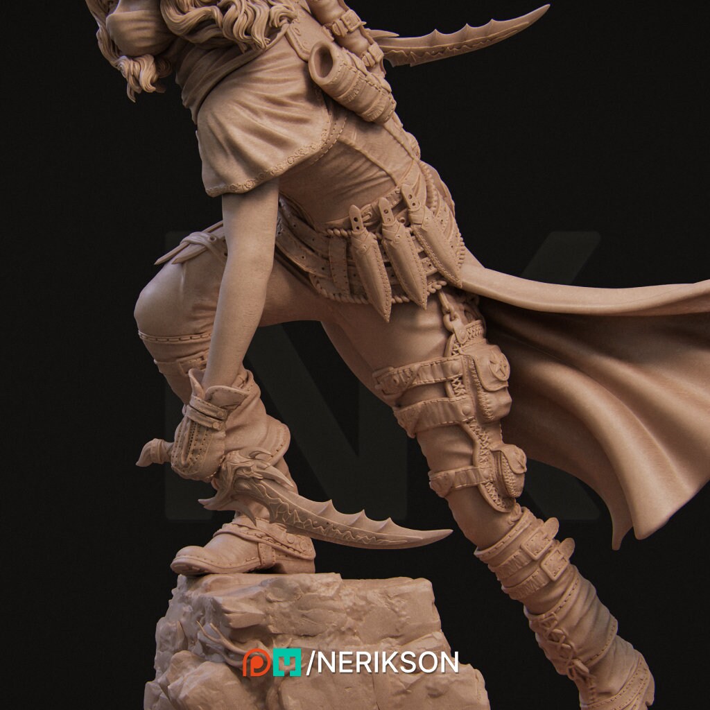 Enika, Powerful NPC, Ernest Nemirovsky | Dungeons and Dragons | Pathfinder | Table Top RPG | 3D Printed Model