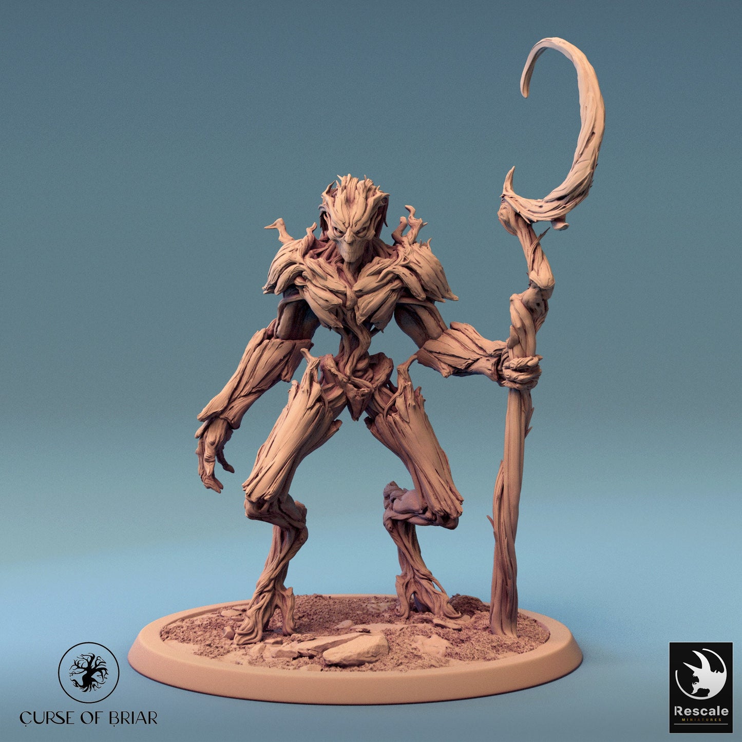 The Barkclad, Pack 1, Rescale Miniatures | Dungeons and Dragons | Pathfinder | Table Top RPG | 3D Printed Model