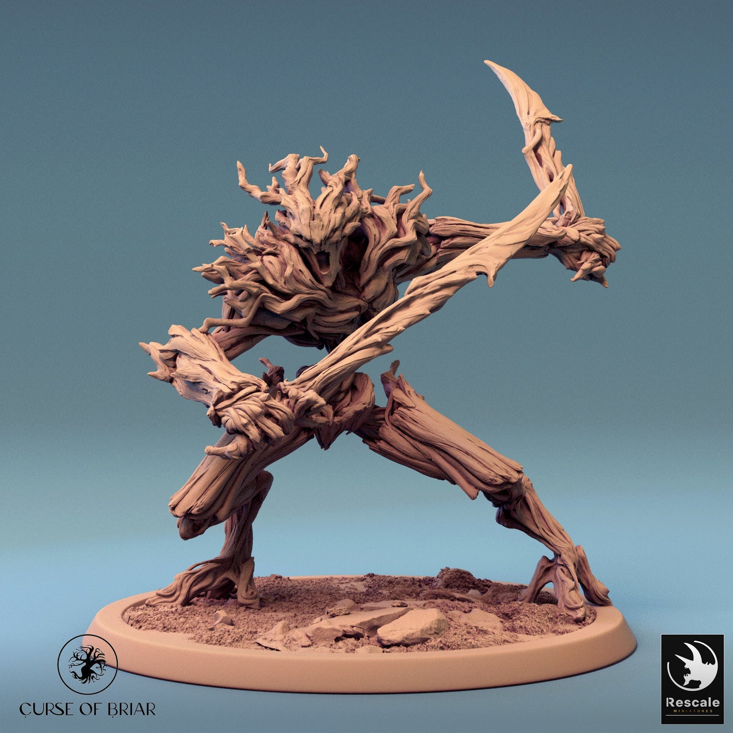 The Treefolk, Pack 1, Rescale Miniatures | Dungeons and Dragons | Pathfinder | Table Top RPG | 3D Printed Model