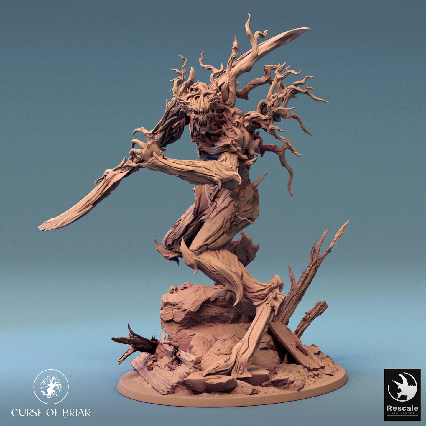 Twig Blights, Rescale Miniatures | Dungeons and Dragons | Pathfinder | Table Top RPG | 3D Printed Model