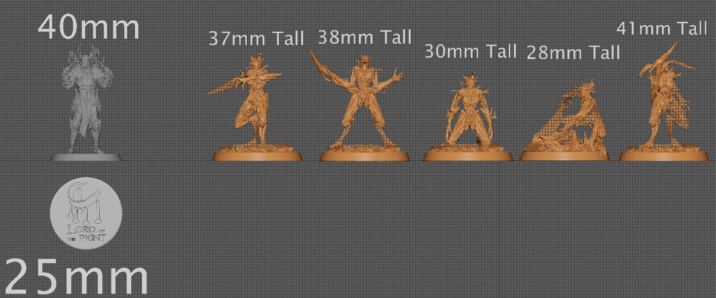 Woodfey, P1, Rescale Miniatures | Dungeons and Dragons | Pathfinder | Table Top RPG | 3D Printed Model