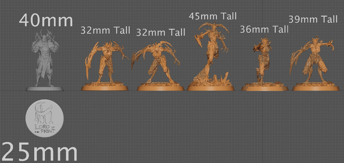 Woodfey, P2, Rescale Miniatures | Dungeons and Dragons | Pathfinder | Table Top RPG | 3D Printed Model