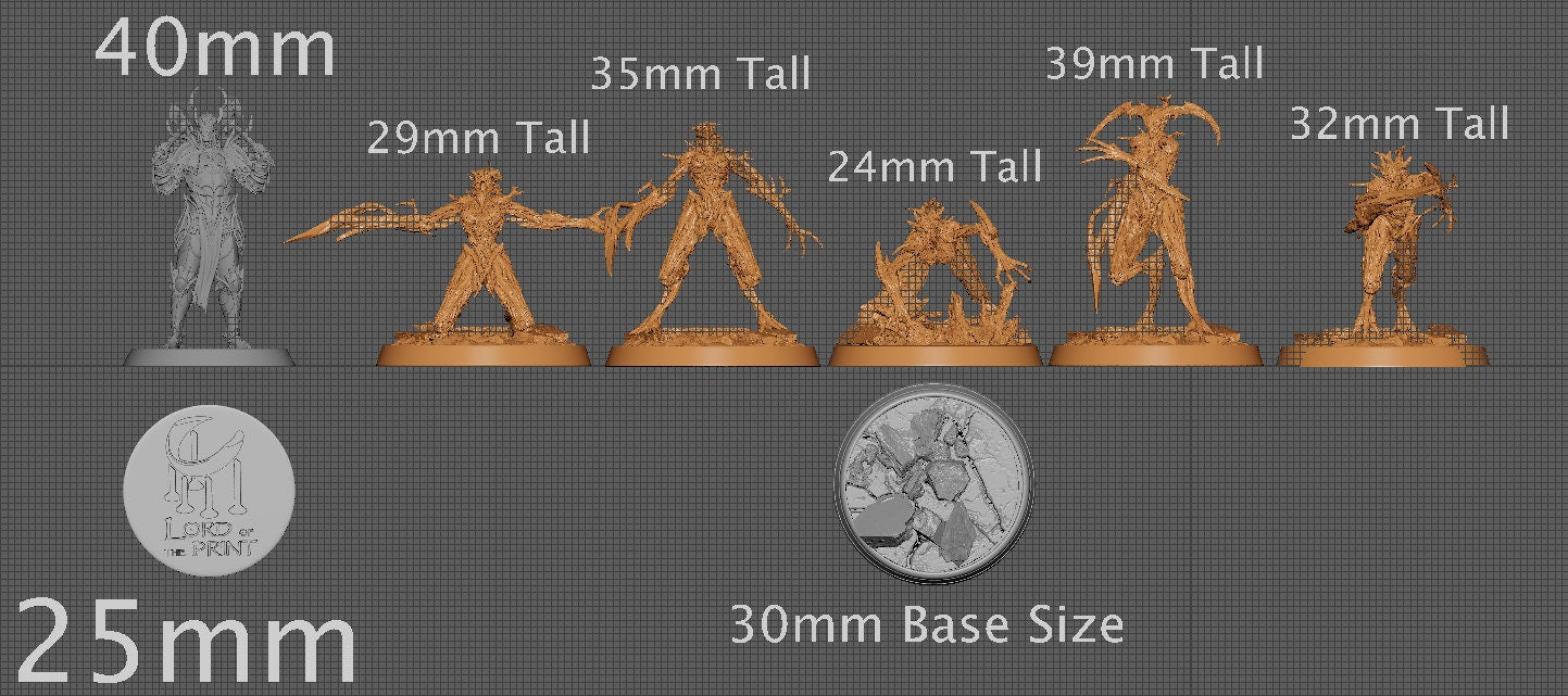 Woodfey, P3, Rescale Miniatures | Dungeons and Dragons | Pathfinder | Table Top RPG | 3D Printed Model