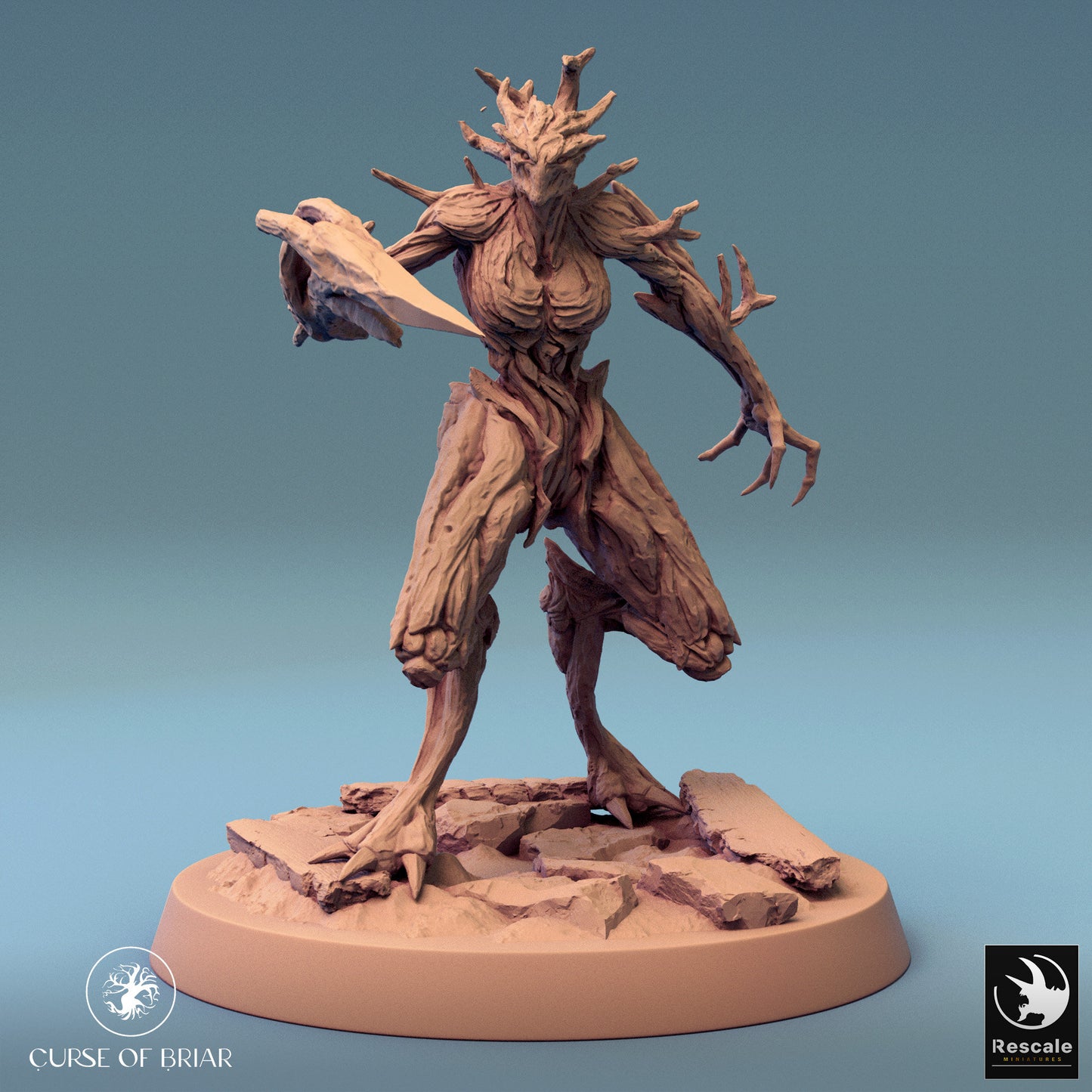 Woodfey, P2, Rescale Miniatures | Dungeons and Dragons | Pathfinder | Table Top RPG | 3D Printed Model