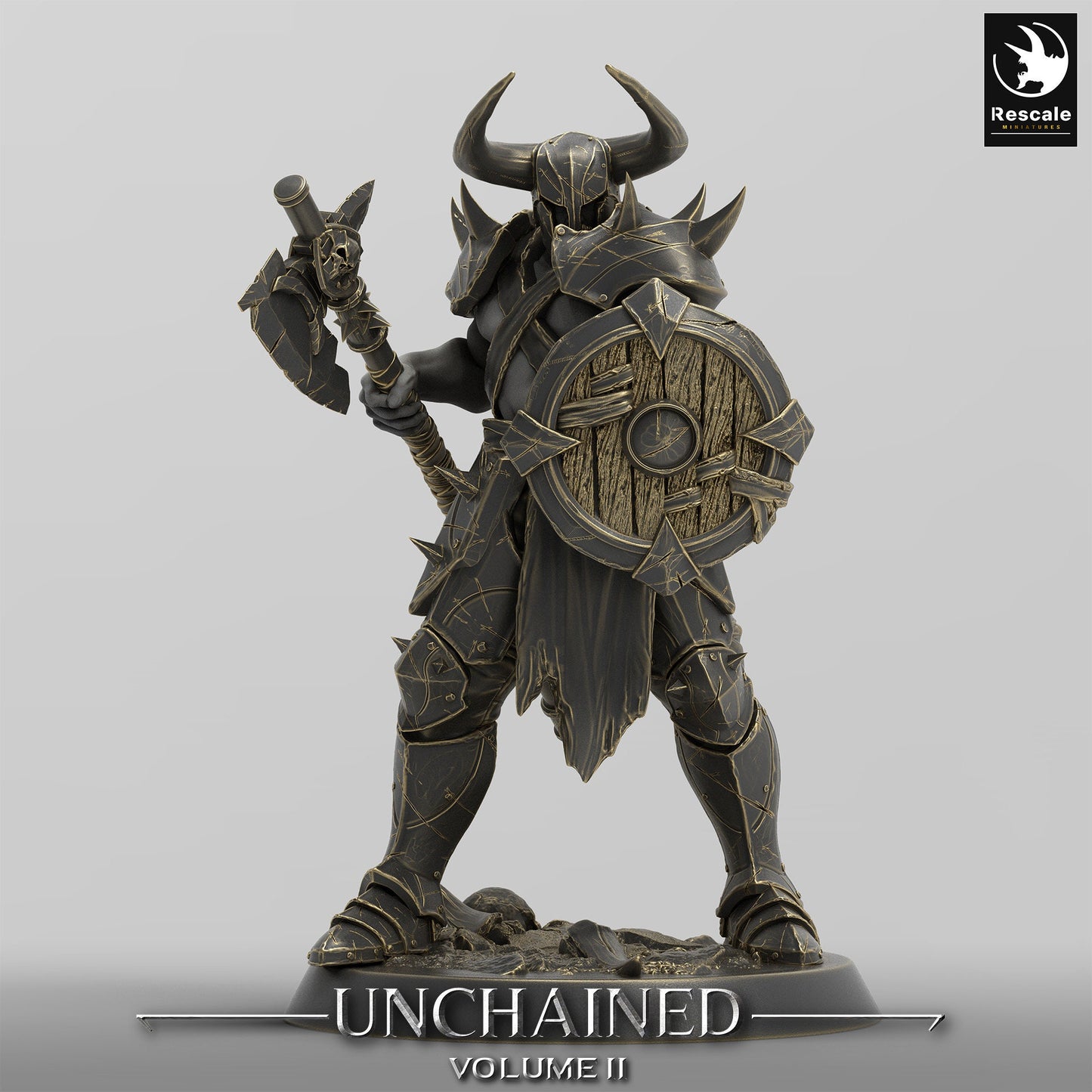 Axe Rangers, Rescale Miniatures | Dungeons and Dragons | Pathfinder | Table Top RPG | 3D Printed Model