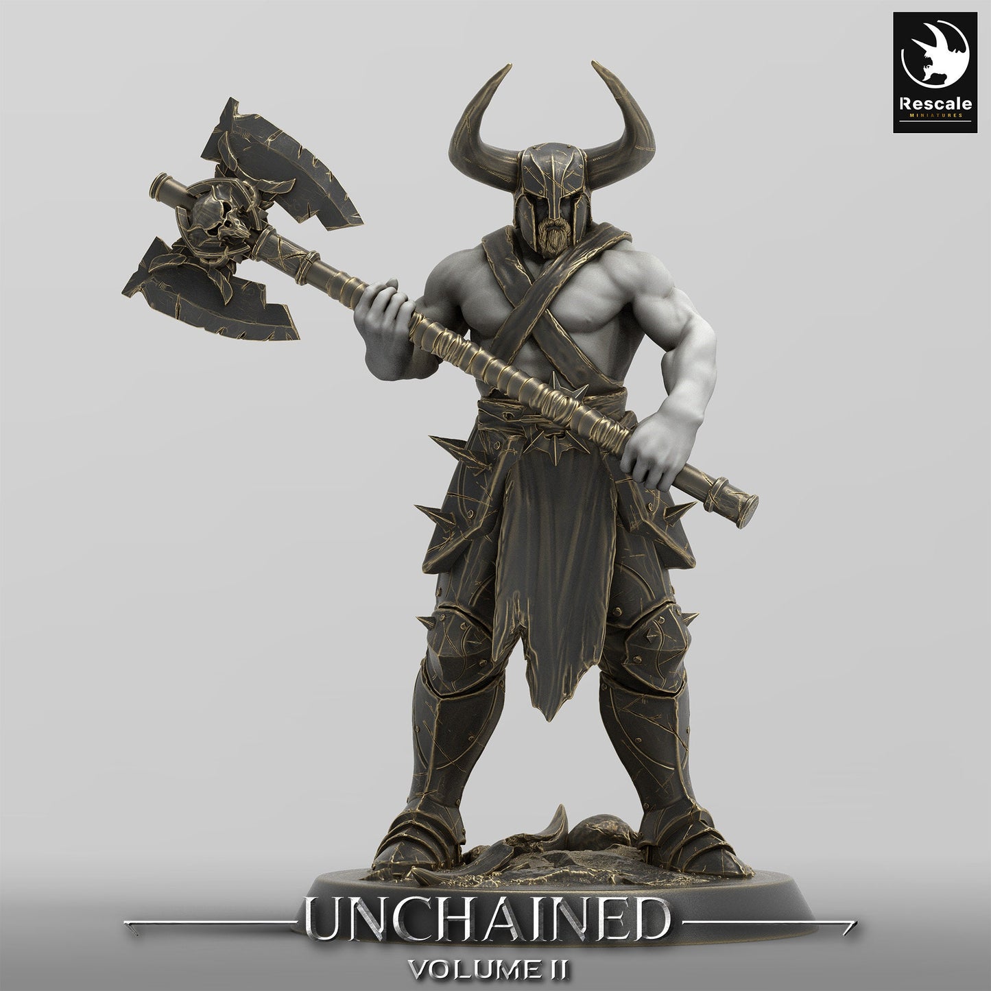 Axe Rangers, Rescale Miniatures | Dungeons and Dragons | Pathfinder | Table Top RPG | 3D Printed Model