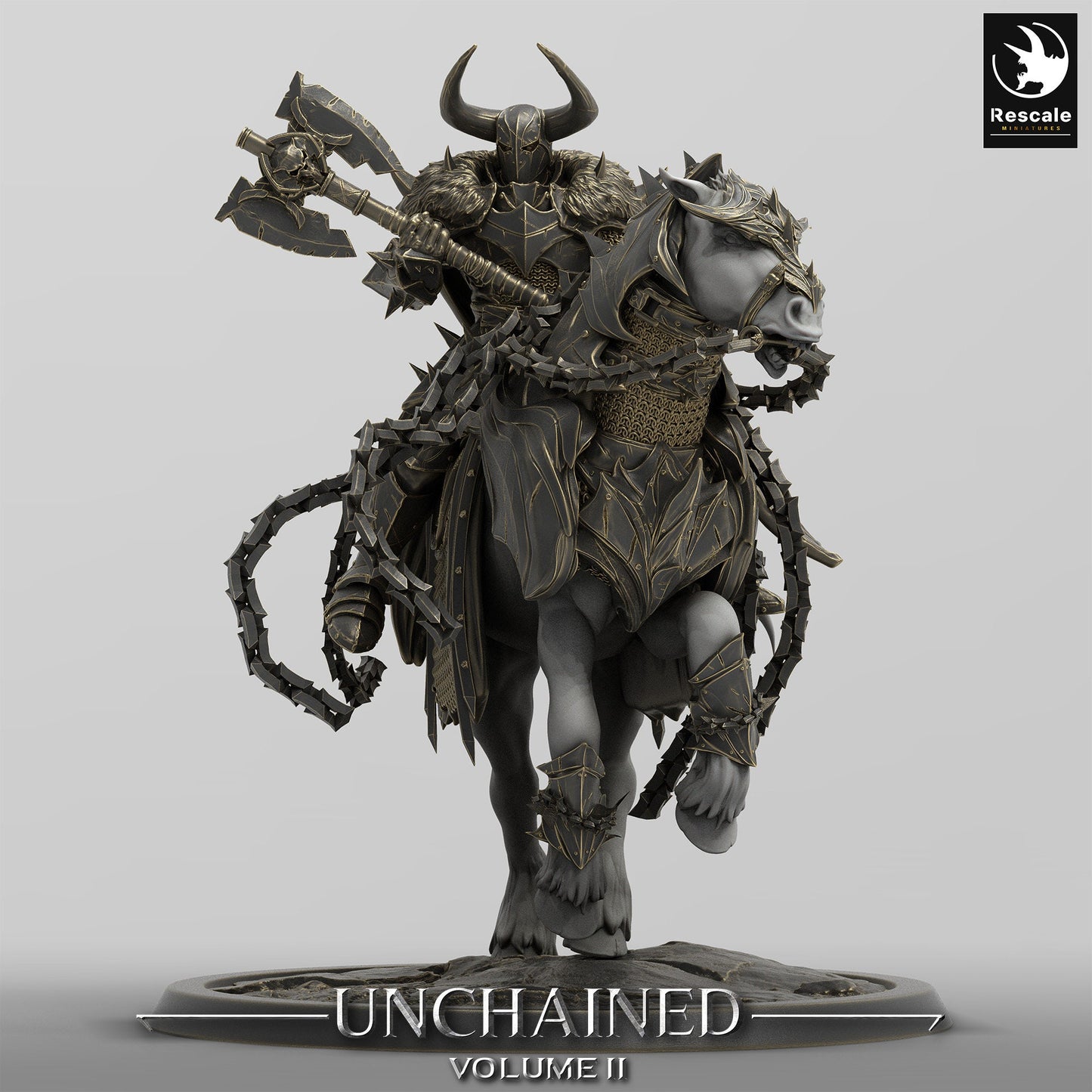 Unchained Riders, Rescale Miniatures | Dungeons and Dragons | Pathfinder | Table Top RPG | 3D Printed Model
