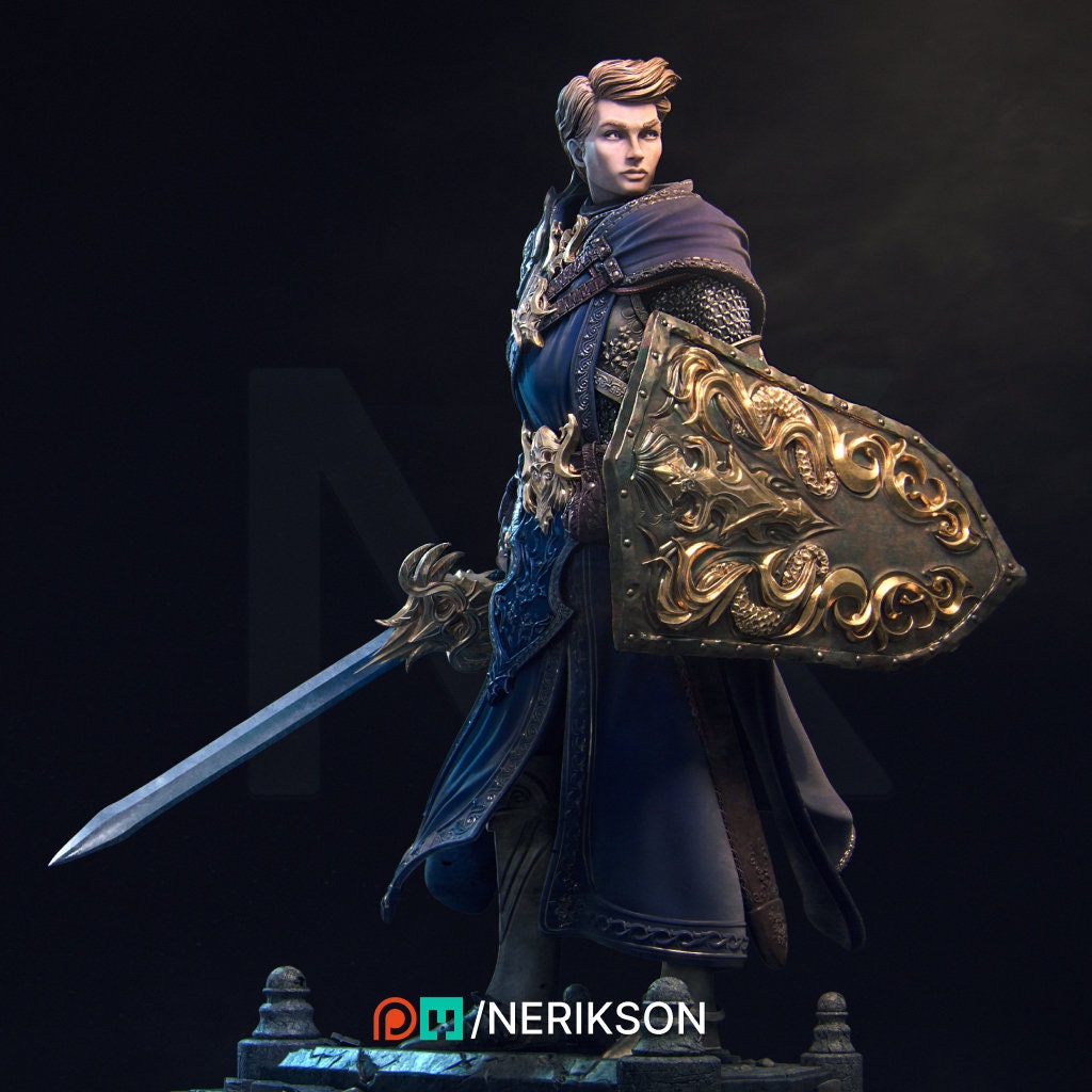 Aaron, Powerful NPC, Ernest Nemirovsky | Dungeons and Dragons | Pathfinder | Table Top RPG | 3D Printed Model