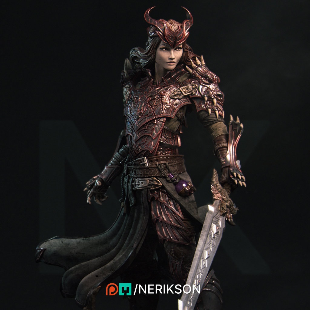 Alheera, Powerful NPC, Ernest Nemirovsky | Dungeons and Dragons | Pathfinder | Table Top RPG | 3D Printed Model