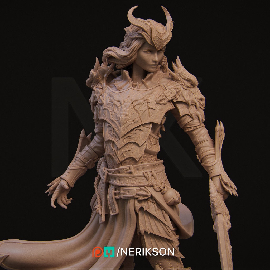 Alheera, Powerful NPC, Ernest Nemirovsky | Dungeons and Dragons | Pathfinder | Table Top RPG | 3D Printed Model