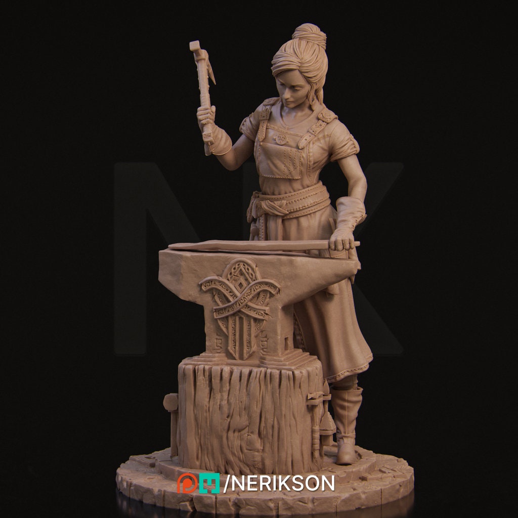 Lara, Powerful NPC, Ernest Nemirovsky | Dungeons and Dragons | Pathfinder | Table Top RPG | 3D Printed Model