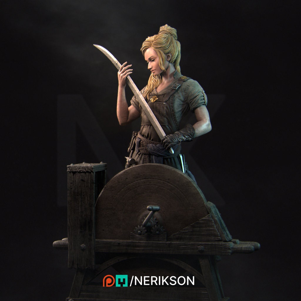 Lara, Powerful NPC, Ernest Nemirovsky | Dungeons and Dragons | Pathfinder | Table Top RPG | 3D Printed Model