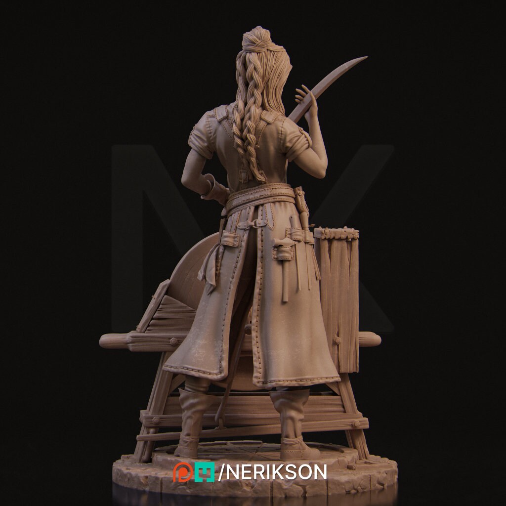 Lara, Powerful NPC, Ernest Nemirovsky | Dungeons and Dragons | Pathfinder | Table Top RPG | 3D Printed Model