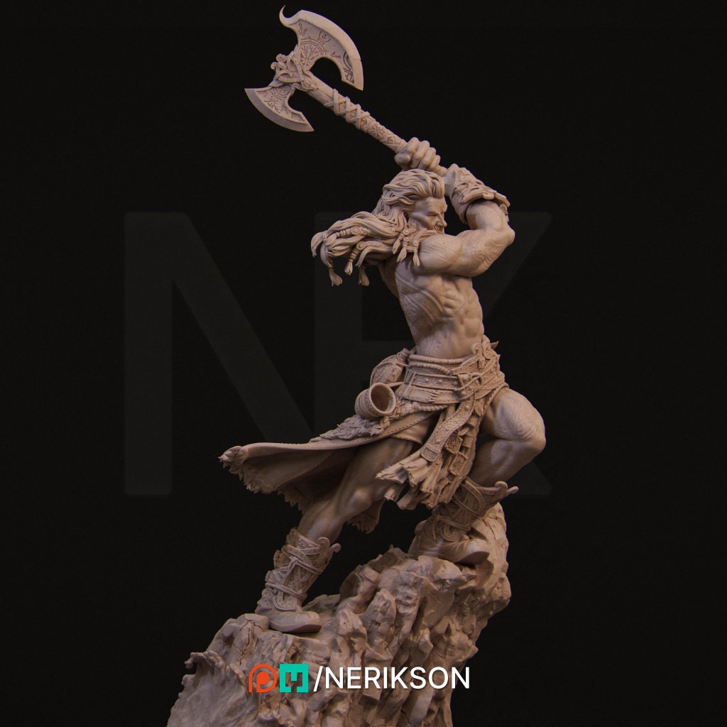 Ivar, Powerful NPC, Ernest Nemirovsky | Dungeons and Dragons | Pathfinder | Table Top RPG | 3D Printed Model
