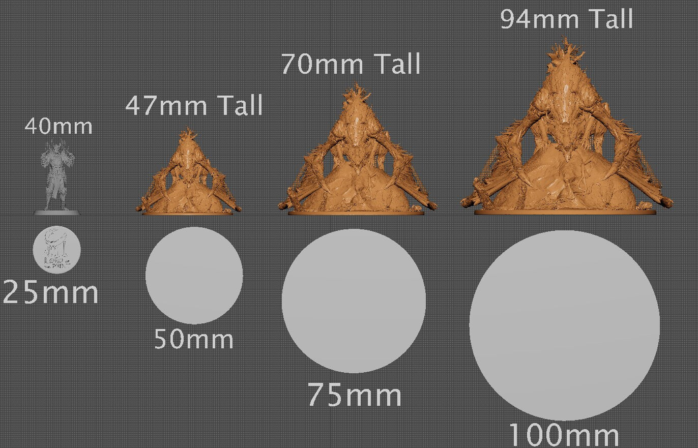 Briar Dragon, Curse of the Briar Lord of the Print | Dungeons and Dragons | Pathfinder | Table Top RPG | 3D Printed Model