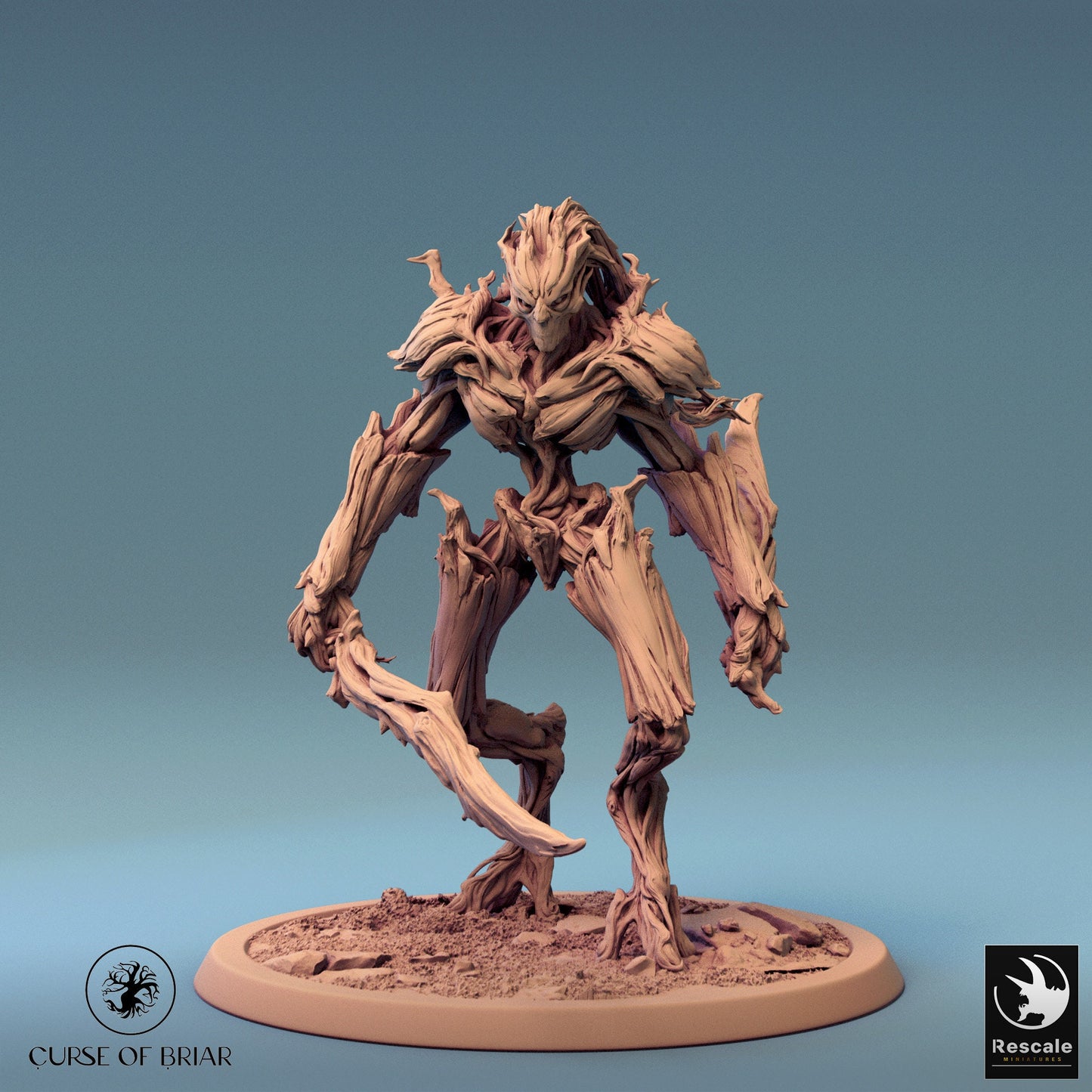 The Barkclad, Pack 1, Rescale Miniatures | Dungeons and Dragons | Pathfinder | Table Top RPG | 3D Printed Model