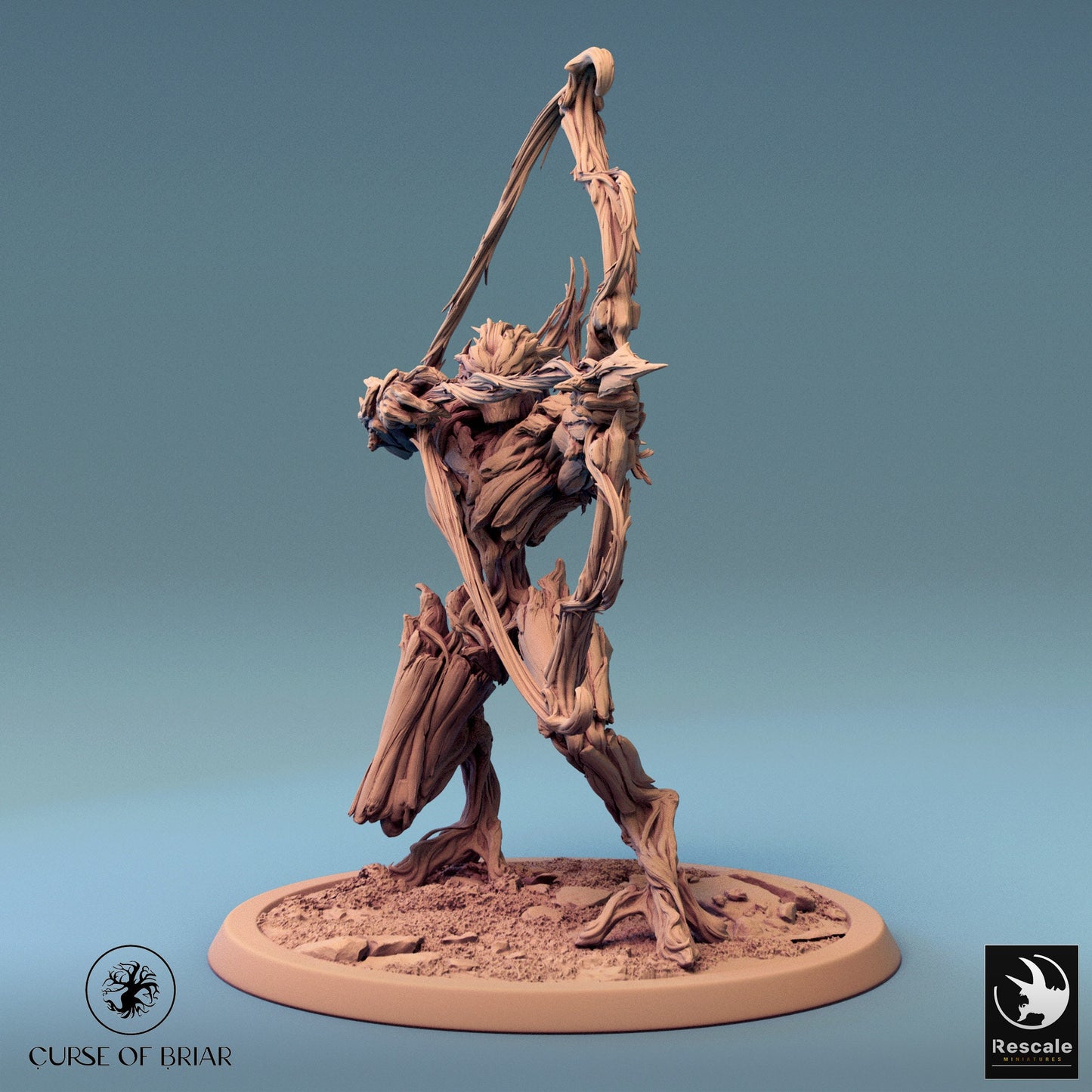 The Barkclad, Pack 1, Rescale Miniatures | Dungeons and Dragons | Pathfinder | Table Top RPG | 3D Printed Model
