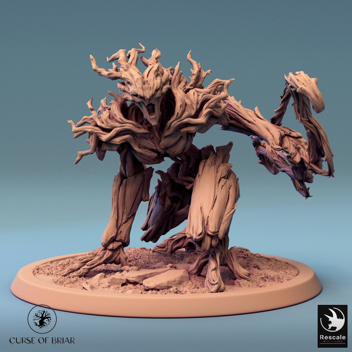 The Treefolk, Pack 2, Rescale Miniatures | Dungeons and Dragons | Pathfinder | Table Top RPG | 3D Printed Model