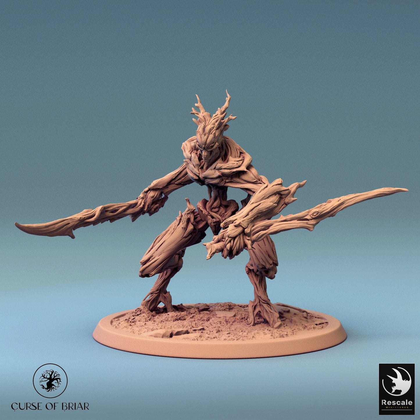 The Treefolk, Pack 2, Rescale Miniatures | Dungeons and Dragons | Pathfinder | Table Top RPG | 3D Printed Model