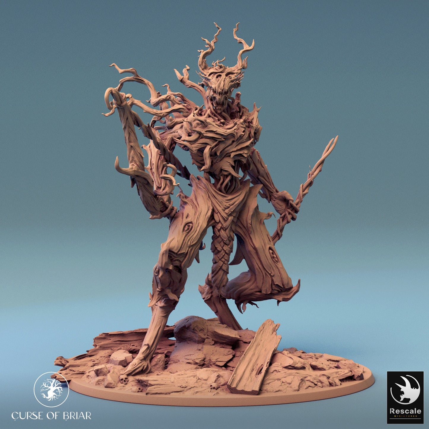 Twig Blights, Rescale Miniatures | Dungeons and Dragons | Pathfinder | Table Top RPG | 3D Printed Model