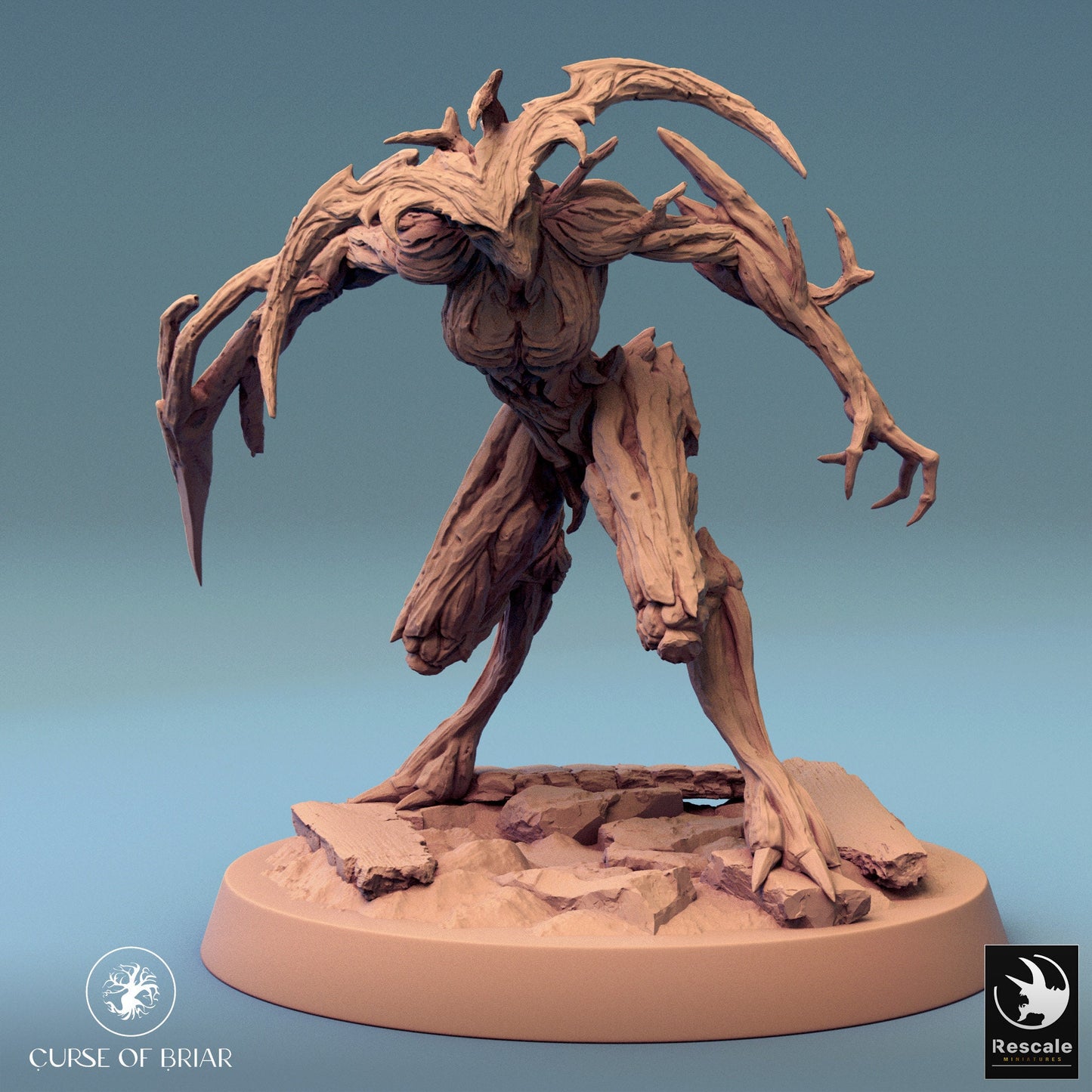 Woodfey, P2, Rescale Miniatures | Dungeons and Dragons | Pathfinder | Table Top RPG | 3D Printed Model