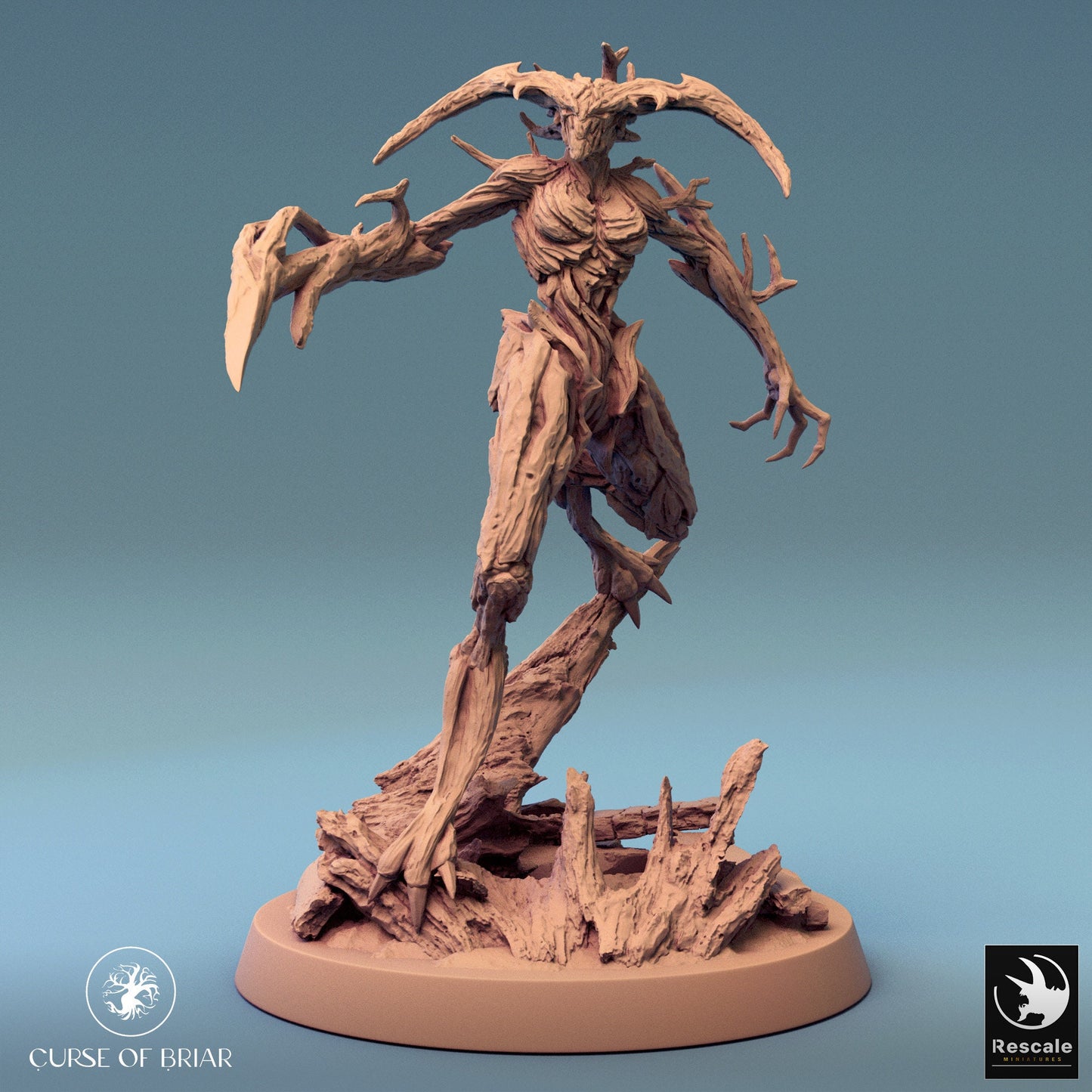 Woodfey, P2, Rescale Miniatures | Dungeons and Dragons | Pathfinder | Table Top RPG | 3D Printed Model