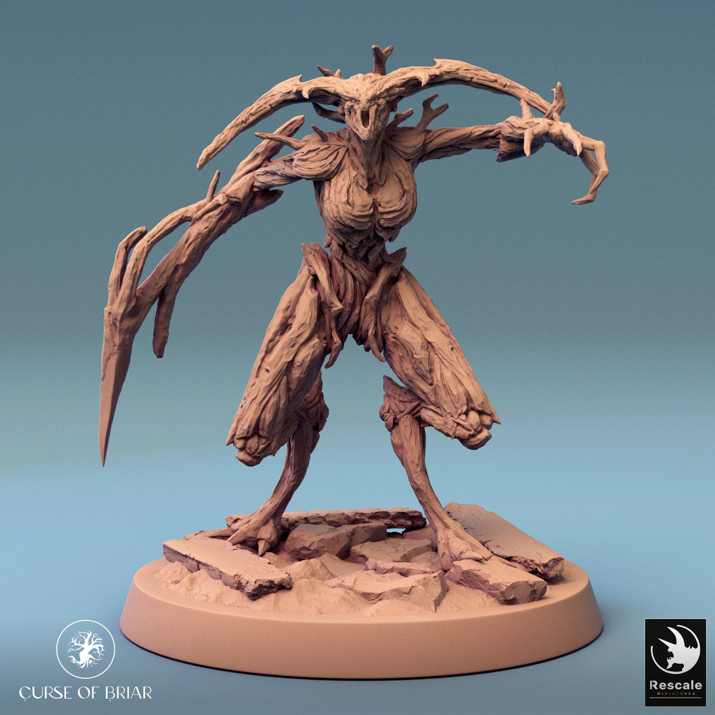 Woodfey, P2, Rescale Miniatures | Dungeons and Dragons | Pathfinder | Table Top RPG | 3D Printed Model