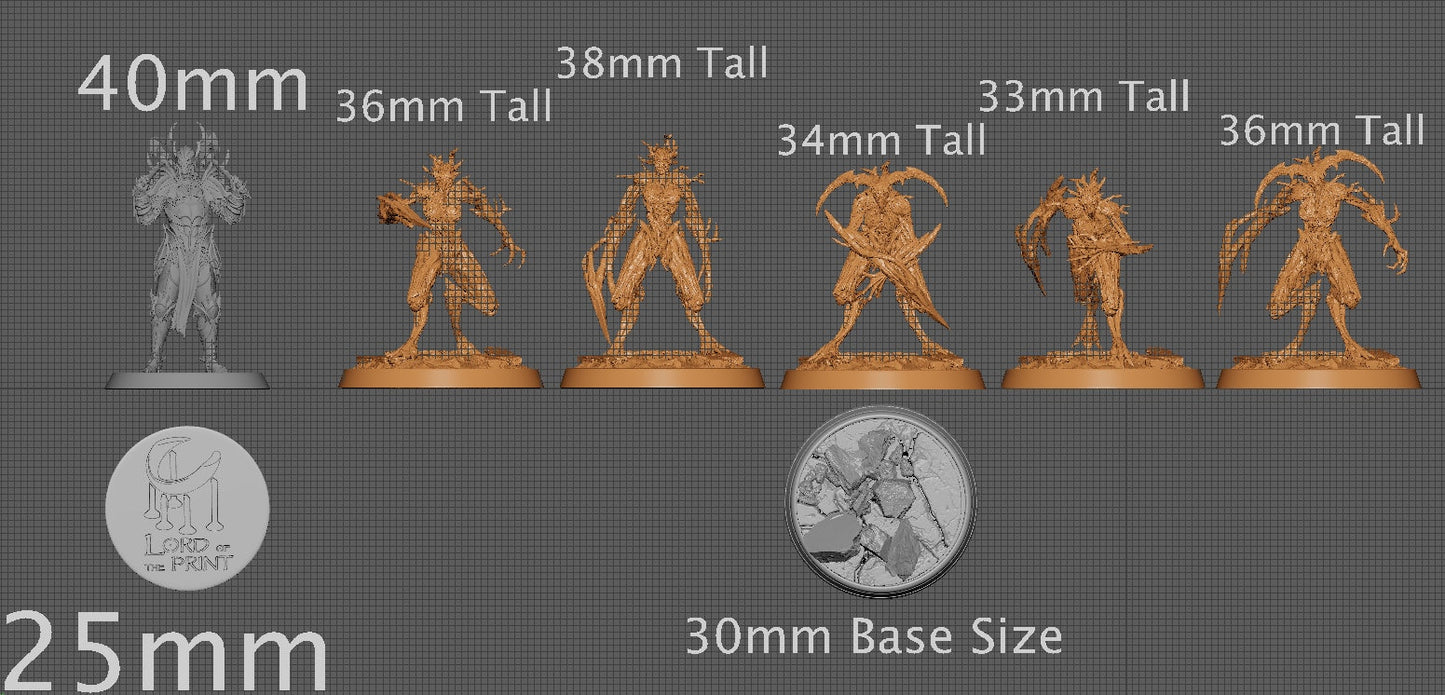 Woodfey, P2, Rescale Miniatures | Dungeons and Dragons | Pathfinder | Table Top RPG | 3D Printed Model