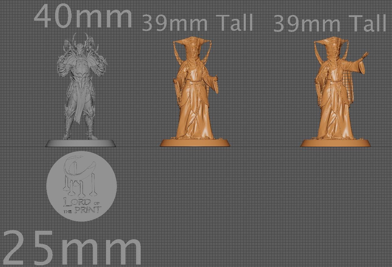 Amina Sahar, Rescale Miniatures | Dungeons and Dragons | Pathfinder | Table Top RPG | 3D Printed Model