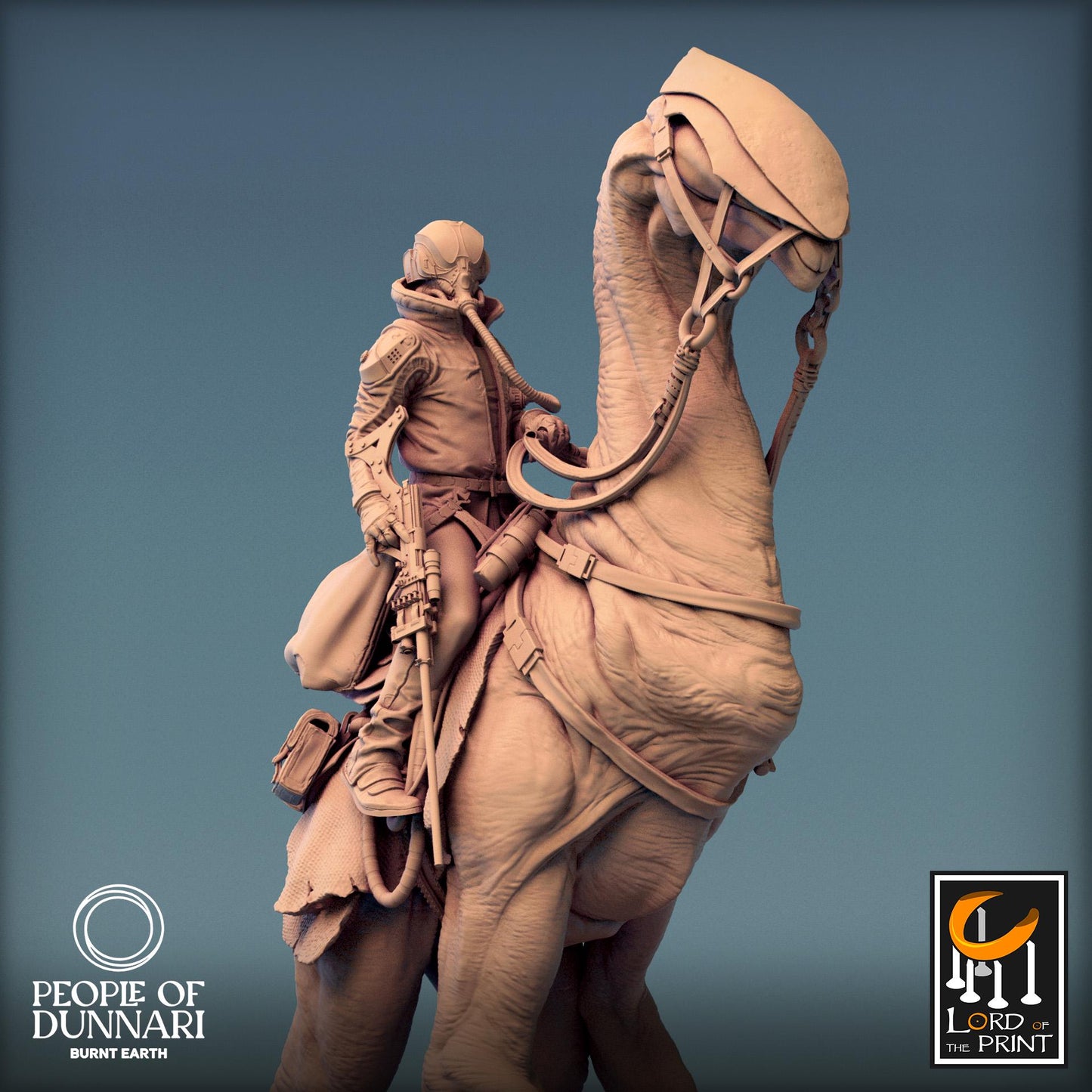 The Sandstepper, Rescale Miniatures | Dungeons and Dragons | Pathfinder | Table Top RPG | 3D Printed Model