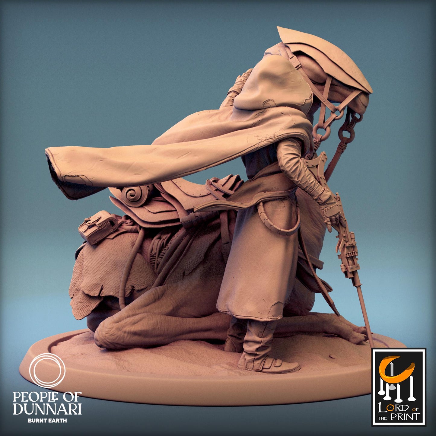 The Sandstepper, Rescale Miniatures | Dungeons and Dragons | Pathfinder | Table Top RPG | 3D Printed Model