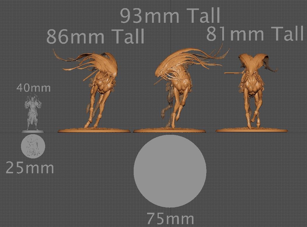 Wind Gliders, Rescale Miniatures | Dungeons and Dragons | Pathfinder | Table Top RPG | 3D Printed Model