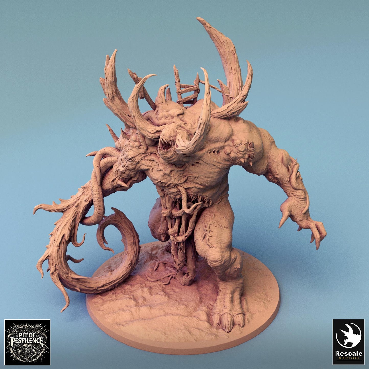 Ulcerated Colossus, Rescale Miniatures | Dungeons and Dragons | Pathfinder | Table Top RPG | 3D Printed Model