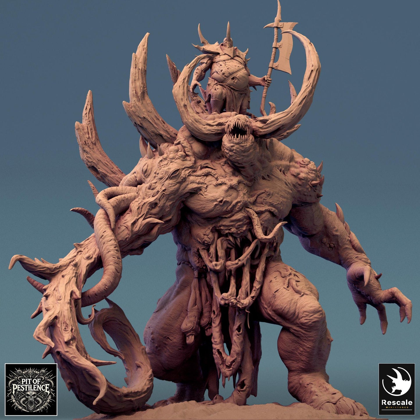 Ulcerated Colossus, Rescale Miniatures | Dungeons and Dragons | Pathfinder | Table Top RPG | 3D Printed Model