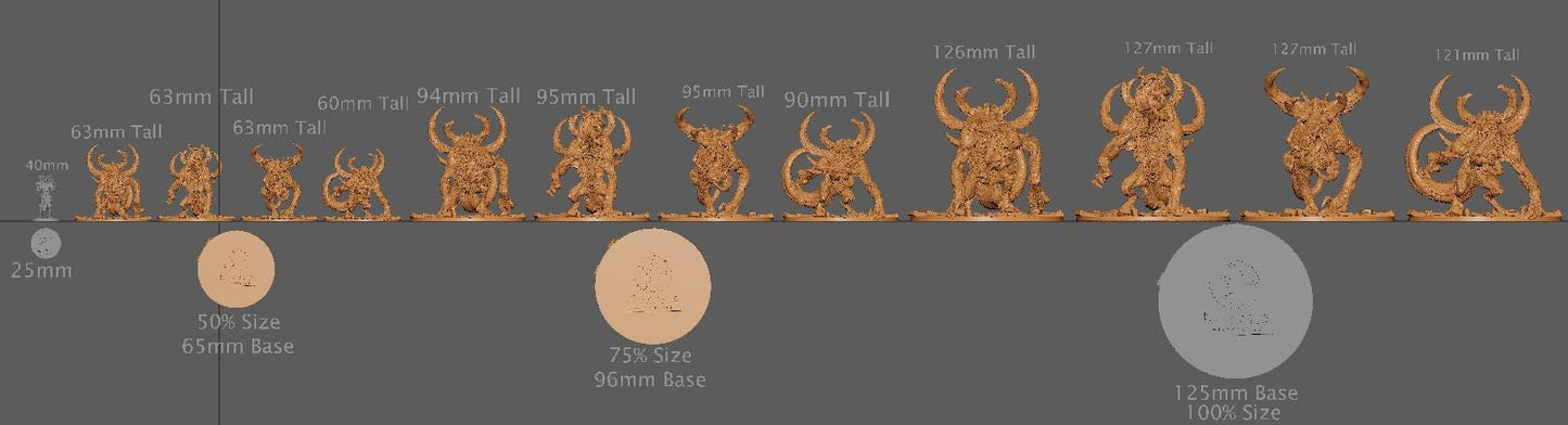 Wild Vorathe, Rescale Miniatures | Dungeons and Dragons | Pathfinder | Table Top RPG | 3D Printed Model