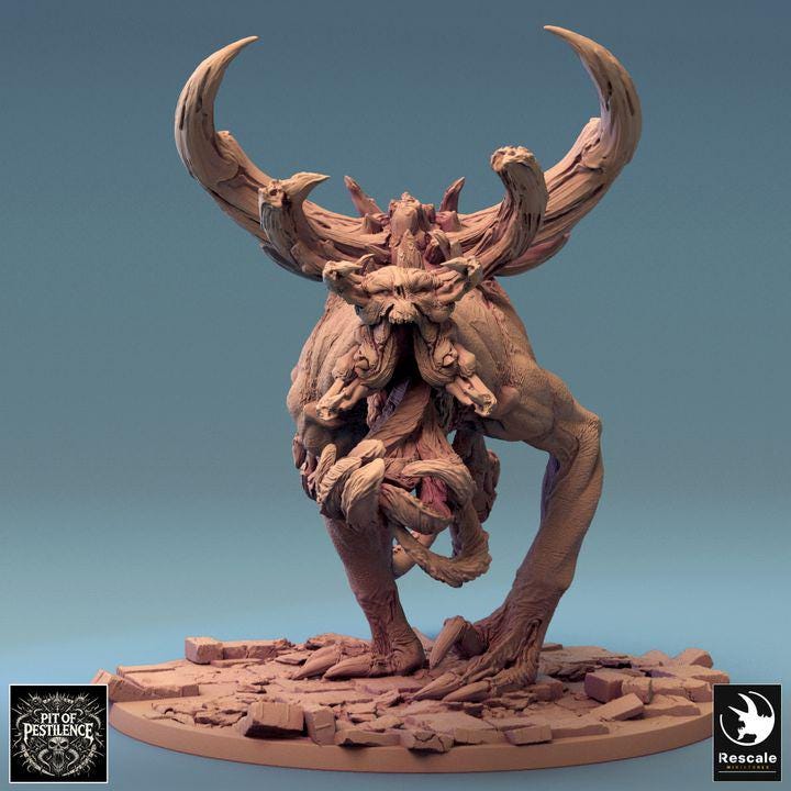 Wild Vorathe, Rescale Miniatures | Dungeons and Dragons | Pathfinder | Table Top RPG | 3D Printed Model