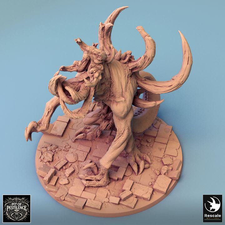 Wild Vorathe, Rescale Miniatures | Dungeons and Dragons | Pathfinder | Table Top RPG | 3D Printed Model