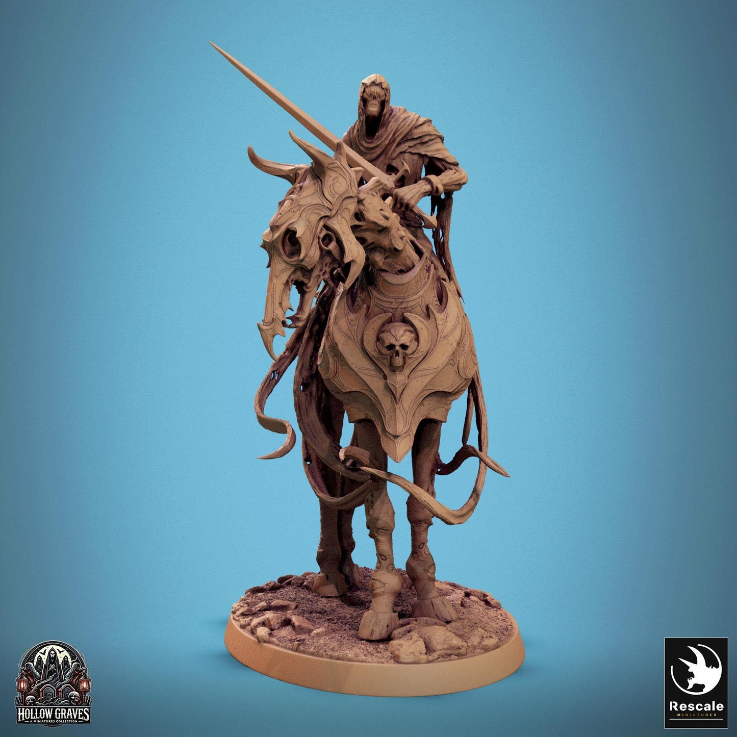 Doomstride Riders, Rescale Miniatures | Dungeons and Dragons | Pathfinder | Table Top RPG | 3D Printed Model