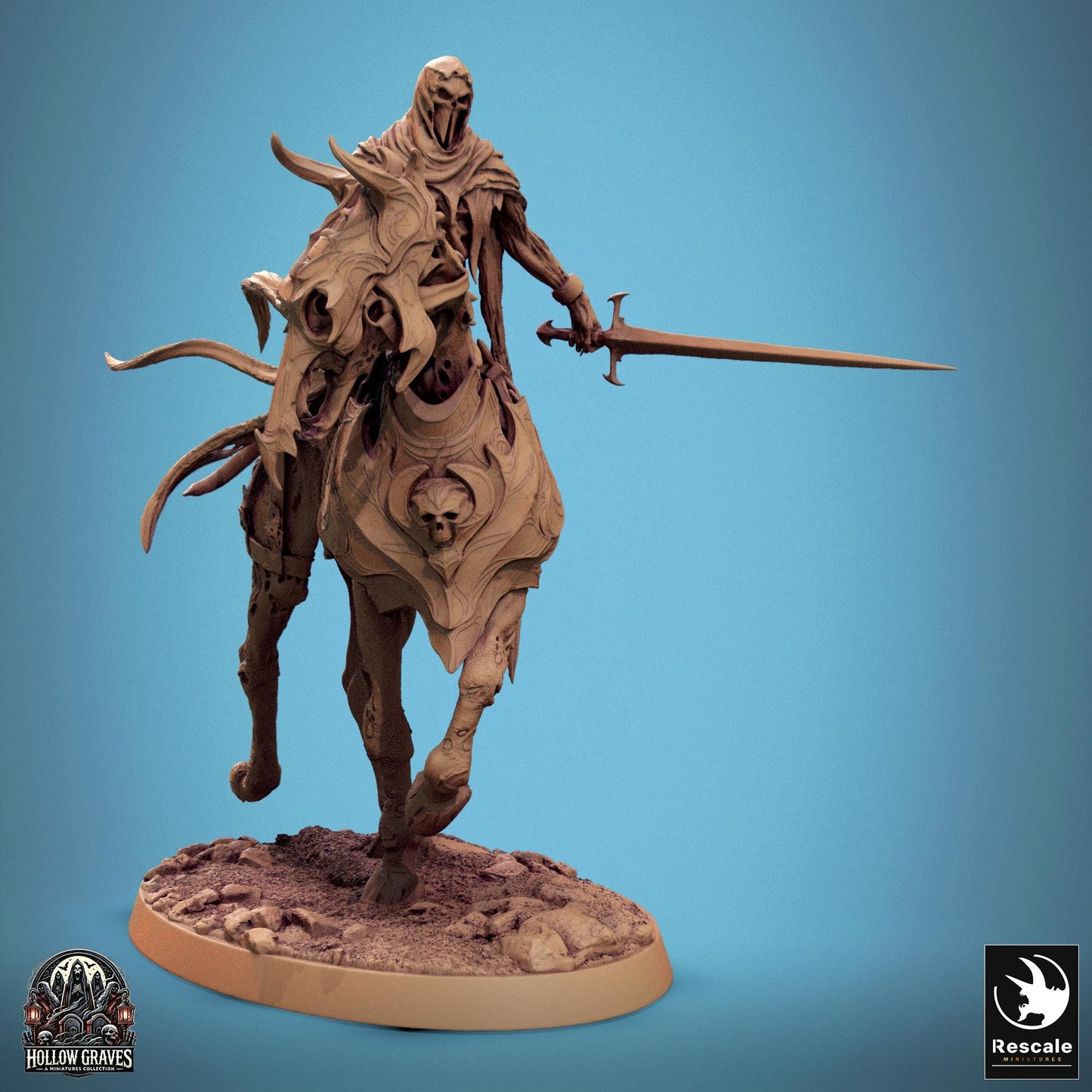 Doomstride Riders, Rescale Miniatures | Dungeons and Dragons | Pathfinder | Table Top RPG | 3D Printed Model