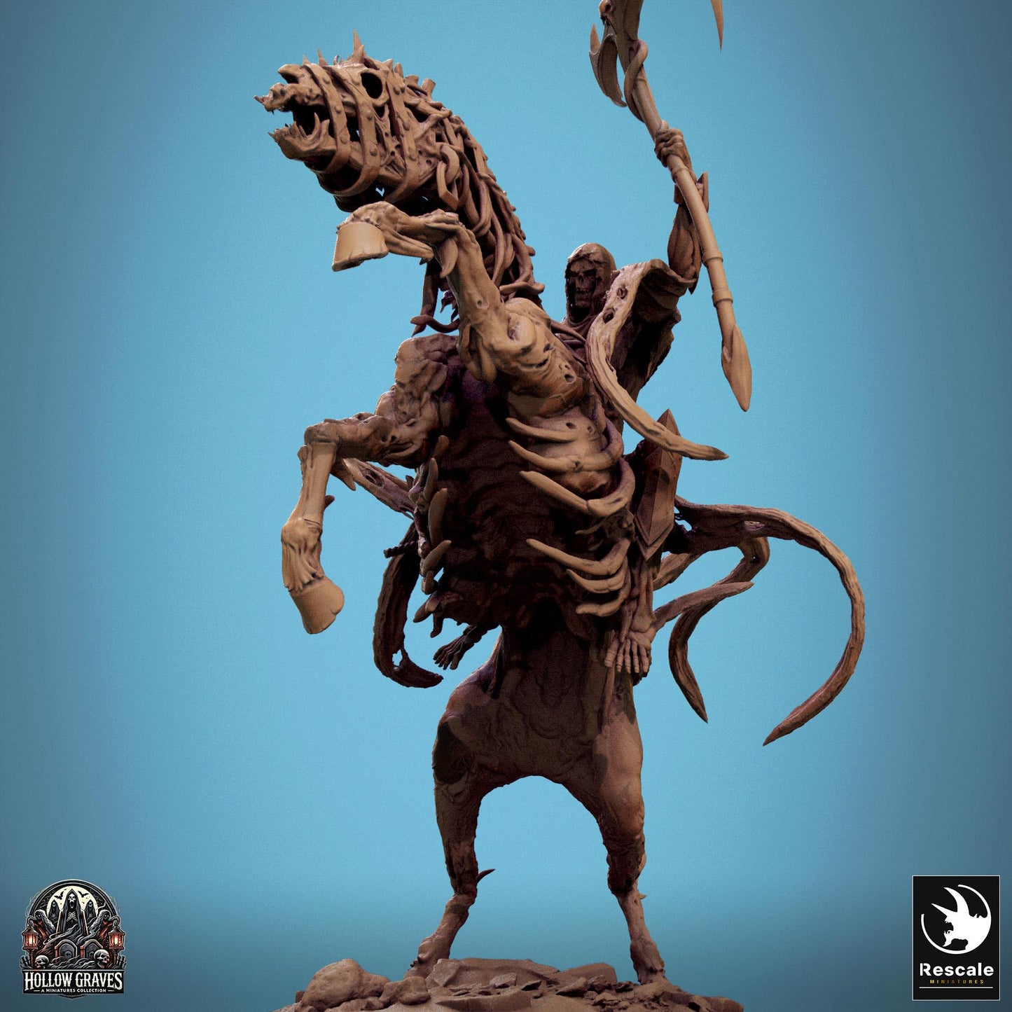 Wraithbound Cavaliers, Pack 1, Rescale Miniatures | Dungeons and Dragons | Pathfinder | Table Top RPG | 3D Printed Model