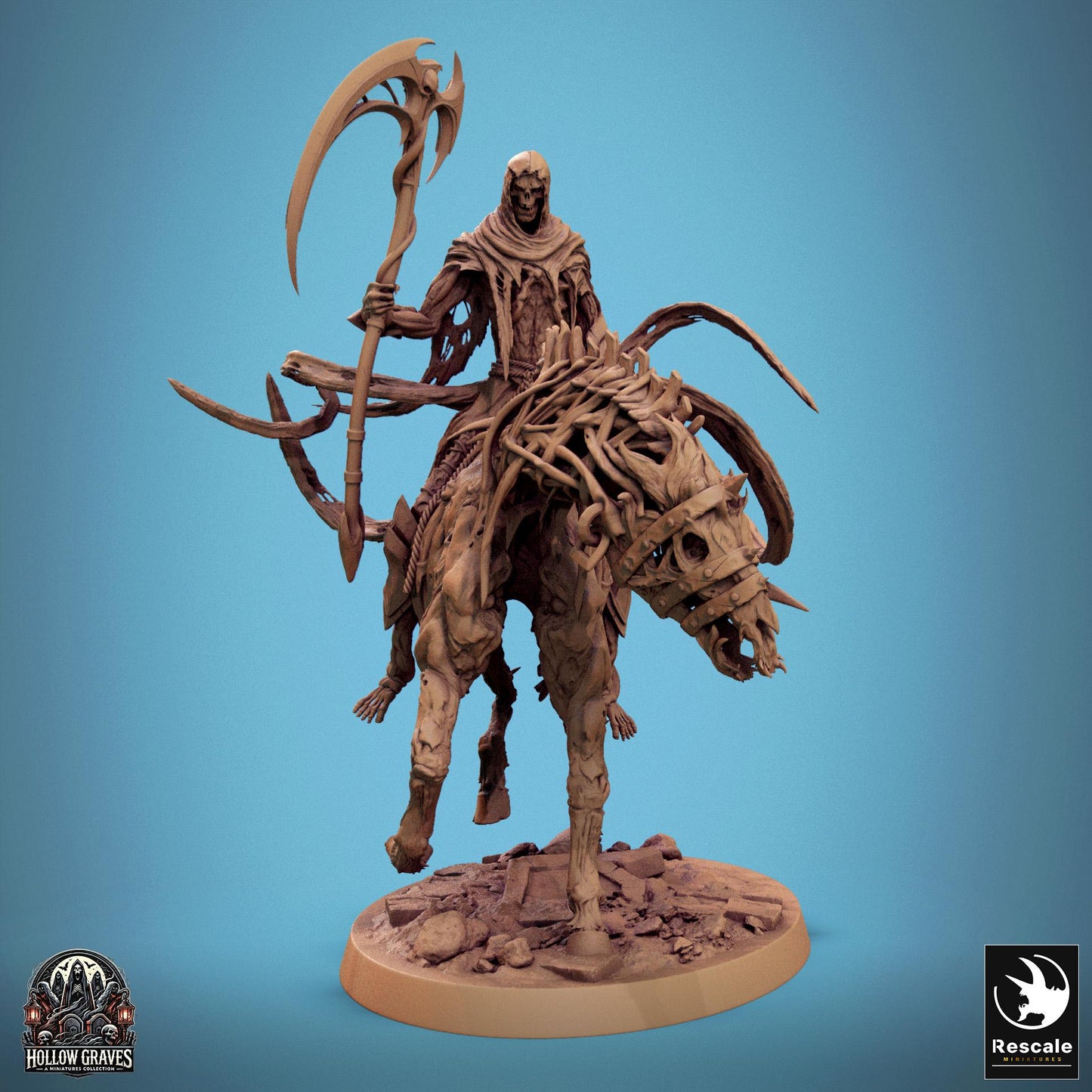 Wraithbound Cavaliers, Pack 2, Rescale Miniatures | Dungeons and Dragons | Pathfinder | Table Top RPG | 3D Printed Model