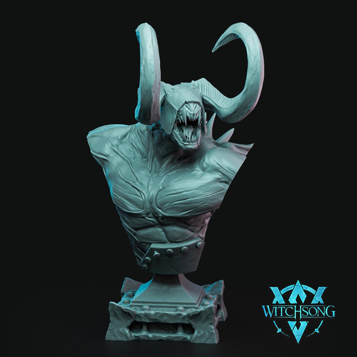 Lieutenant Agguth, Demon, Witchsong Miniatures | Dungeons and Dragons | Pathfinder | Table Top RPG | 3D Printed Model