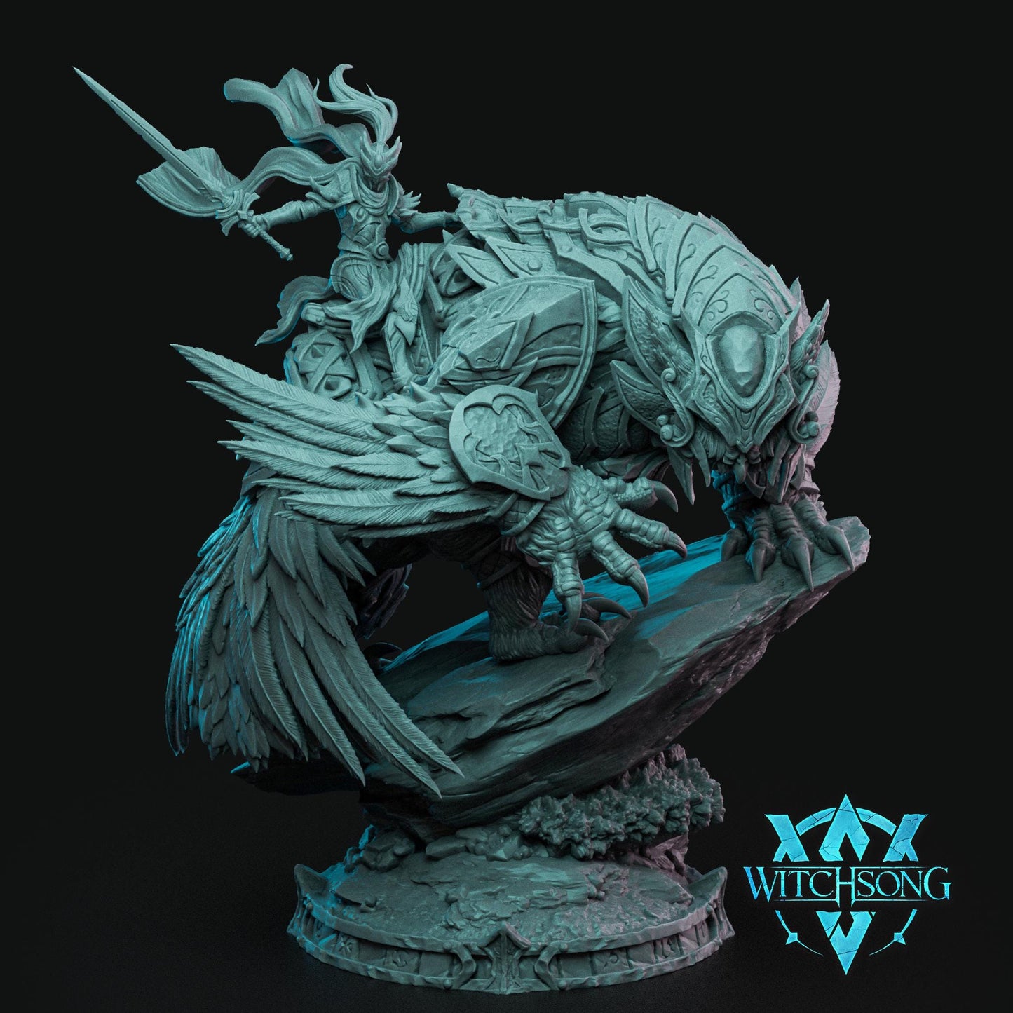 Xylia, Witchsong Miniatures | Dungeons and Dragons | Pathfinder | Table Top RPG | 3D Printed Model