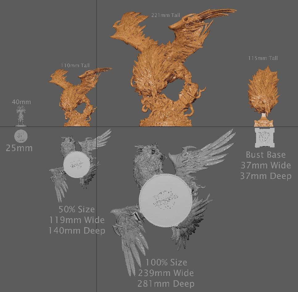 Minerva, Witchsong Miniatures | Dungeons and Dragons | Pathfinder | Table Top RPG | 3D Printed Model