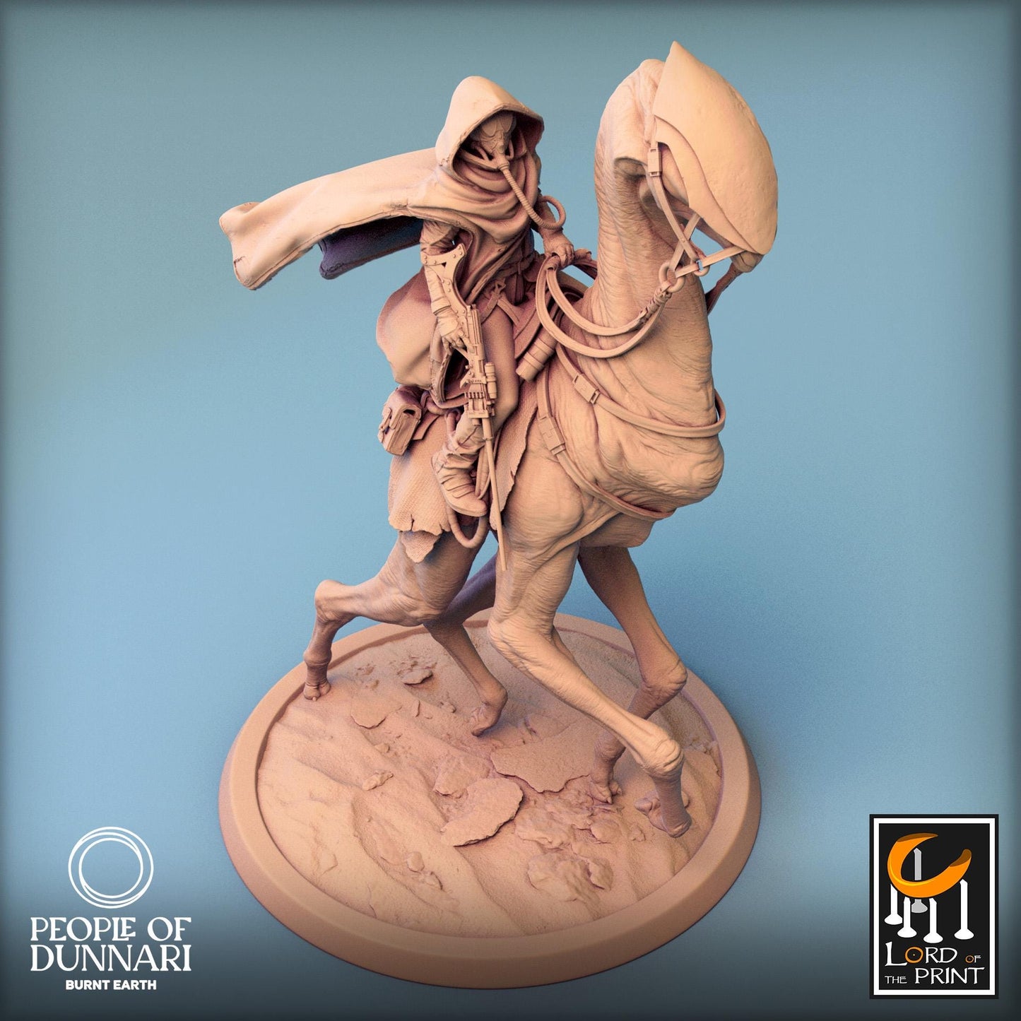 The Sandstepper, Rescale Miniatures | Dungeons and Dragons | Pathfinder | Table Top RPG | 3D Printed Model