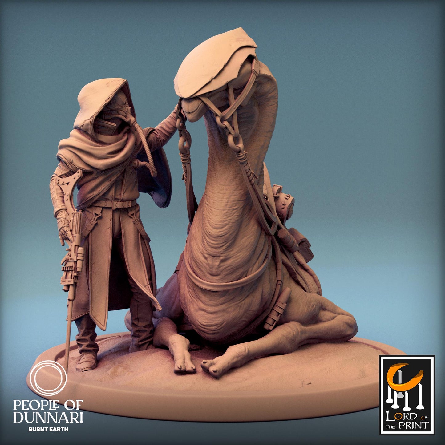 The Sandstepper, Rescale Miniatures | Dungeons and Dragons | Pathfinder | Table Top RPG | 3D Printed Model