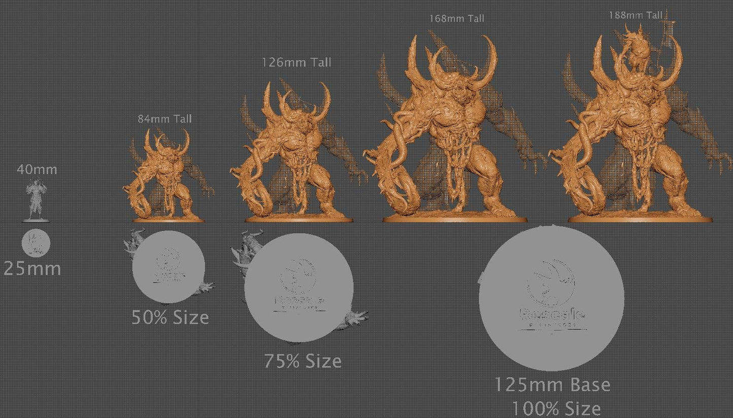 Ulcerated Colossus, Rescale Miniatures | Dungeons and Dragons | Pathfinder | Table Top RPG | 3D Printed Model